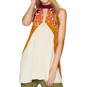 Free People Beat of my heart tunic S NWT